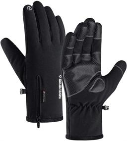 img 4 attached to Winter Gloves 30℉Windproof Waterproof Outdoor Men's Accessories