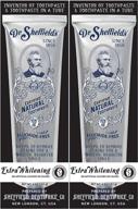 🦷 dr. sheffield’s certified natural toothpaste (extra-whitening) - delicious flavor, no fluoride toothpaste/refresh breath, brighten teeth, minimize plaque (2-pack) logo
