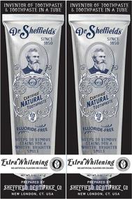 img 4 attached to 🦷 Dr. Sheffield’s Certified Natural Toothpaste (Extra-Whitening) - Delicious Flavor, No Fluoride Toothpaste/Refresh Breath, Brighten Teeth, Minimize Plaque (2-Pack)