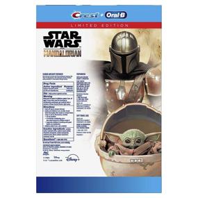 img 1 attached to 🪥 Introducing the Crest & Oral-B Kids Star Wars The Mandalorian Gift Set: 2 Manual Toothbrushes + 2 4.2 oz Stand-up Tube Toothpaste!