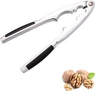 seafood sheller and heavy zinc alloy nutcracker - nut crackers chestnut opener pecan walnut plier clip tool with good grips for kitchen utensils logo