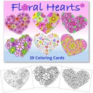 coloring postcards beautiful relaxation suitable logo