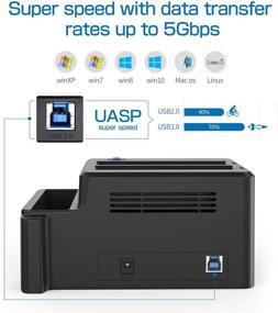 img 1 attached to Oimaster Drive USB3 0 Docking Station