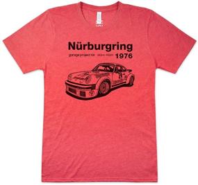 img 1 attached to 🏎️ Rev up your style with GarageProject101 934 Carrera RSR Nurburgring T-Shirt