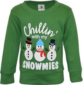 img 4 attached to ❄️ Adorable Chillin Snowmies: Exclusive Christmas Boys' Clothing and Sweaters