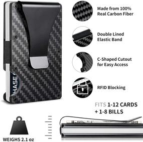 img 2 attached to Minimalist Yosuny Carbon Wallet with Advanced Blocking Technology