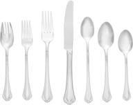 🍴 lenox alcott 89 piece metallic flatware set логотип