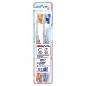 img 1 attached to 🦷 Colgate Sensitive Gum Health Toothbrush - Extra Soft with Deep Cleaning Floss-Tip Bristles - Pack of 4