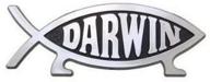 darwin fish magnetic car emblem logo