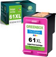 🖨️ greenbox remanufactured ink cartridge replacement hp 61xl 61 xl for hp envy 4500 5530 5534 5535 deskjet 2540 1000 1010 1512 1510 3050 officejet 4630 2620 4635 - tri-color logo