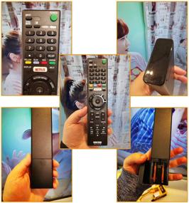 img 1 attached to 📺 Latest Universal Remote Control: Replace Sony TV Remote with Netflix Button for All Sony & Bravia TVs - Replacement Remote for All Sony LCD, LED, and Bravia TVs