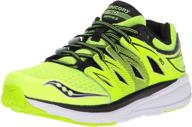 saucony zealot purple little girls' running shoes logo