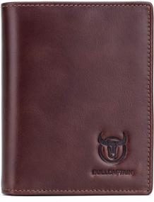 img 4 attached to 👜 Genuine Leather Capacity Bifold Wallet with Blocking Feature