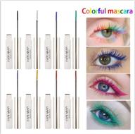 bonniestore variety pack waterproof colored mascara - 9 colorful shades for long lasting and charming eye makeup logo