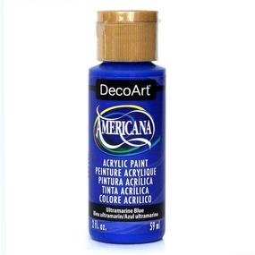 img 4 attached to DecoArt Americana Acrylic Paint: Ultra Marine, 2 oz, Ultramarine Blue - Premium Quality and Versatility for Artists