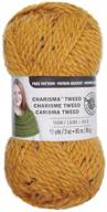 🧶 honey tweed yarn by loops & threads charisma - 3 oz. - 1 ball logo