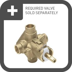 img 3 attached to 🚿 Moen T2131BN Eva Posi-Temp Tub/Shower Valve Trim Kit with Brushed Nickel Finish - Valve Required