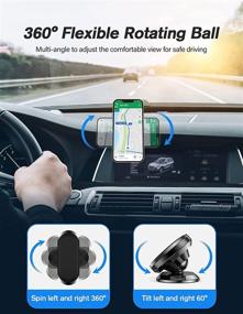img 2 attached to Car【Upgrade Magnetic Adjustable Dashboard Smartphones