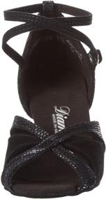 img 3 attached to 💃 Diamant Women's Dance Shoes in Black Suede - 2.5-Inch Flare Heel - Made in Germany