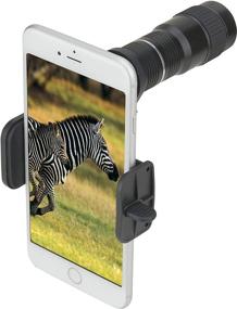 img 2 attached to 📷 Enhance Your Smartphone Photography with Carson HookUpz Universal Digiscoping Adapter and Telephoto Lens Monocular - IC-918