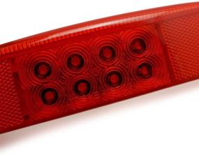 img 2 attached to 🔴 Enhance Visibility and Safety with kemimoto Rear Tail Light for Polaris Ranger 400 570 800 EFI MIDSIZE Red