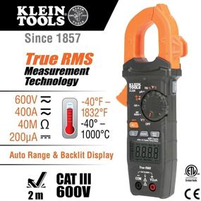 img 3 attached to 🔧 Klein Tools HVAC Testing Kit: CL320KIT Digital Clamp Meter, Non-Contact Voltage Tester, Infrared/Probe Thermometer