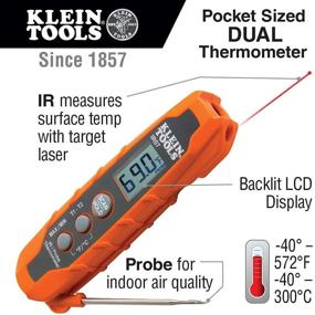 img 2 attached to 🔧 Klein Tools HVAC Testing Kit: CL320KIT Digital Clamp Meter, Non-Contact Voltage Tester, Infrared/Probe Thermometer