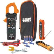 🔧 klein tools hvac testing kit: cl320kit digital clamp meter, non-contact voltage tester, infrared/probe thermometer логотип