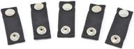 🚤 sero innovation boat cover snap extender - black - 2" extension size - finger loops - 5 pack: enhance your boat top canvas lifespan! логотип
