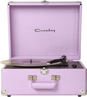 🎵 crosley cr6253u-001a anthology vintage 3-speed bluetooth suitcase turntable in lavender: a retro music experience at your fingertips! logo