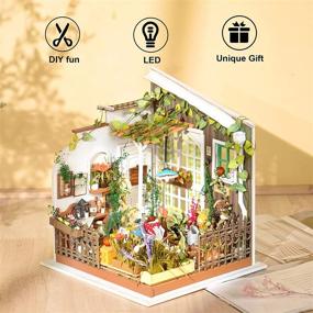 img 2 attached to 🏠 Rolife Miniature Build Assembly Playset for Unique Home Decor