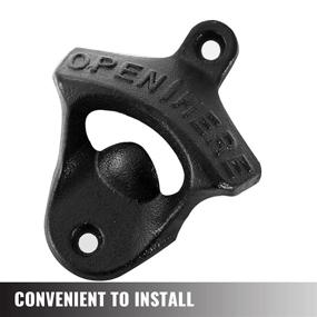 img 1 attached to 🍻 100 Pcs Rustic Classic Wall Mount Cast Iron Bottle Opener for Home Bars and Man Cave