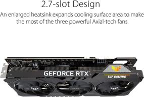 img 2 attached to 🔥 ASUS TUF Gaming NVIDIA GeForce RTX 3060 OC Edition Graphics Card - Premium Gaming Experience with PCIe 4.0, 12GB GDDR6, HDMI 2.1, DisplayPort 1.4a & Military-Grade Certification