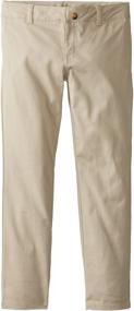 img 2 attached to Lee Uniforms Big 👖 Girls' Classic Skinny-Leg Stretch Twill Pant