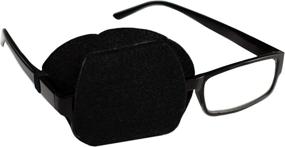 img 2 attached to 🕶️ Universal Black Eyeglass Eye Patch for Enhanced SEO