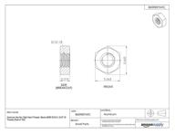 aluminum machine finish b18 6 3 thread hardware in nails, screws & fasteners logo