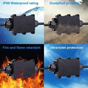 img 2 attached to Junction Waterproof Connector: Ultimate Electrical Protection Solution