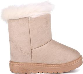 img 1 attached to Femizee Girls Boys Winter Boots: Stylish 👢 and Cozy Snow Boots for Kids (Toddler/Little Kid)