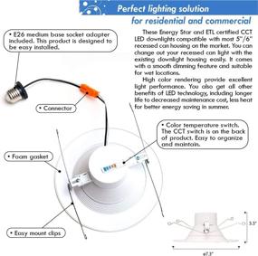 img 1 attached to Upgrade Your Lighting with the Selectable Temperature Downlight Retrofit Incandescent