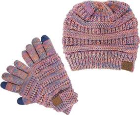 img 3 attached to 🧤 Stay Warm and Stylish with EGH2 N32 Beanie Lined Glove Set - Perfect for Boys' Cold Weather Accessories