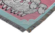 🐑 woven tapestry throw blanket - toy story bo peep sheep logo