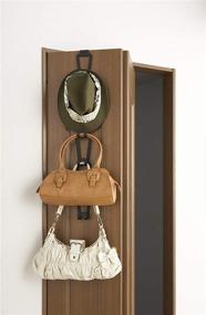 img 2 attached to YAMAZAKI Home 6511 Chain Link Bag Holder: Efficient Closet Storage Organizer Rack in Black