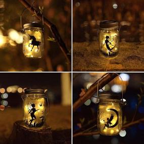 img 1 attached to 🌞 ZNYCYE Solar Mason Jar Lights, 6 Pack - 30 LED String Fairy Star Firefly Jar Lids Lights | Jars Not Included | Ideal for Mason Jar Decor | Great Outdoor Lawn Decor for Patio Garden and Yard