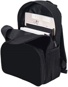 img 3 attached to Anime Backpack Bookbag Shoulder Laptop Bag