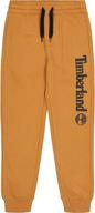 👖 timberland medium boys' clothing: fleece jogger sweatpants logo