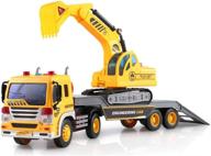 🚜 friction powered flatbed excavator by toythrill logo