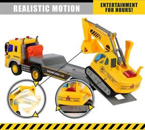 img 3 attached to 🚜 Friction Powered Flatbed Excavator by ToyThrill