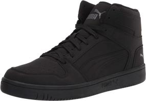 img 4 attached to 👟 Stylish and Versatile PUMA Rebound Layup Sneaker in Black Castlerock - Ideal Men's Shoes for Any Occasion