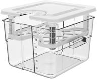 🍲 sous vide container with lid, rack & 12.6 quart cooking pot - ideal for sous vide cooking! логотип