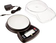 🎛️ jennings cj-4000 weigh scale - compact digital 4000g x 0.5g pcs jscale (black) with ac adapter logo